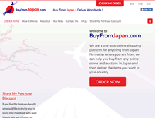 Tablet Screenshot of buyfromjapan.com